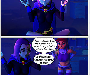 Teen Titans- Raven, Starfire and..