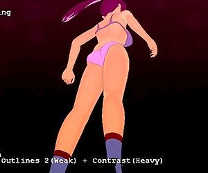 Izumi sexy 3d anime brújula