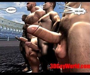 Gay Olympic Games Funny 3D Gay Cartoon Anime Comics Ancient XXX Joke 3DGay Story