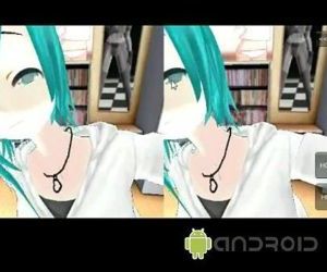 MMD ANDROID GAME miki kiss VR - 2 min