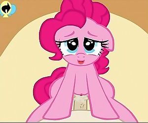 MLP: Pinkie Pie Rides Guys Cock During Her Slumber Party 17 min HD