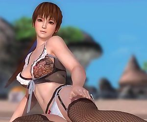 Dead or Alive 5 1.09 - Kasumis Strech on the Beach w/ Sexy Outfits