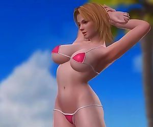 Dead or Alive 5 1.09BH - Tinas Stretch on the Beach 2 w/ Sexy Outfits