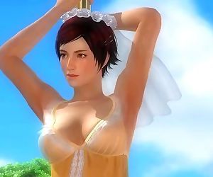 Dead or Alive 5 1.09 - Mila Pole Dacing on the Beach w/ Sexy Outfits #1