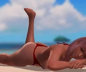 Dead or Alive 5 1.09BH - Honoka Arrives at the Beach w/ Sexy Outfits