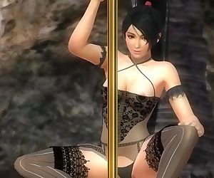 Dead or Alive 5 1.09 - Momiji Pole Dancing on the Beach w/ Sexy Outfits #1