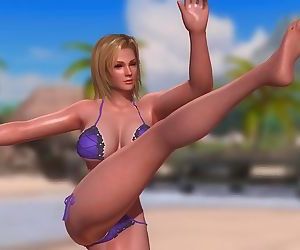 Dead or Alive 5 1.09BH - Tina Arrives at the Beach w/ Sexy Outfits
