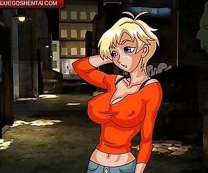 Back Alley Hooker - Hentai Whore Forced in the Ass - 3 min