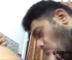 Sardar getting awesome blowjob from hunk-Gaygator