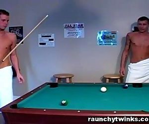 Hot Men In Towels Playing Pool Then Something Happens