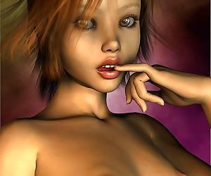 Tiny tits toon girl topless -..