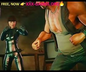 Giant and small in xxx porn game