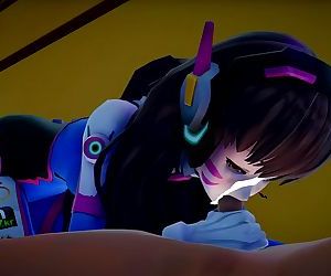 D.VA is horny after Gaming