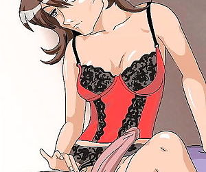 Anime dickgirls Con bonito curvas Parte 424