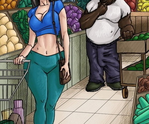 Illustrated Interracial- The Produce Man