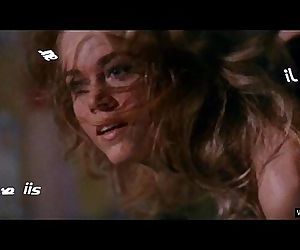 Jane FondaVintage Nackt scene, Oben-ohne-Barbarella