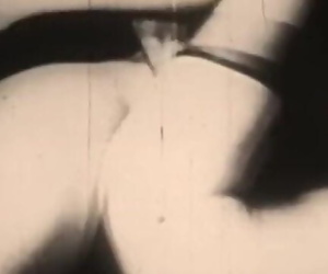 Authentique antique porno 1940s Blondie obtient baisée