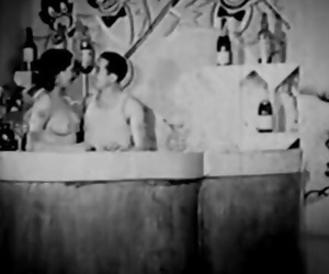 Autentico Vintage porno 1930s Ffm trio