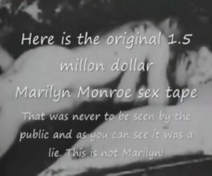 Marilyn Monroe Oryginał seks taśma kłamstwo