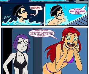 Порно Комиксы Титаны