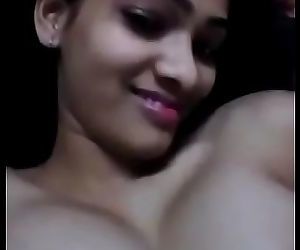 sexy indiano Ragazza RECORD stessa completamente nudo 68 sec