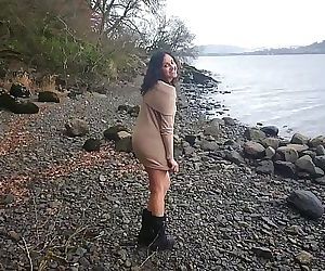 Shameless indian hottie has risky sex in public by the lake while strangers watch desi chudai POV Indian 12 min 1080p
