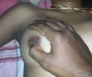 my gf with lactating boobs enjoying pain while fucked