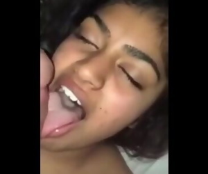 SL girl sucks a dick and swallows its cum