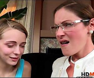Samantha Ryan teachs stepdaughter Ava HardyHD