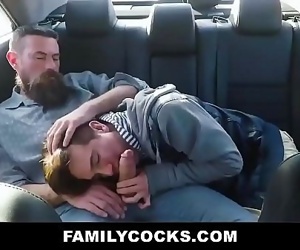Bearded Daddy Enjoys In Blowjob And RAW Fuck OutdoorsFAMILYCOCKS.COM 8 min 720p