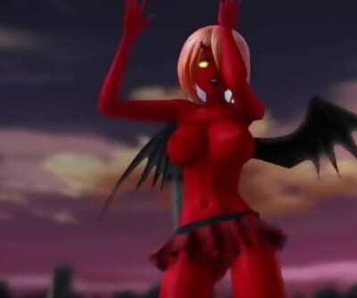 MMD Mikasa Ackerman Satan Juicy Devil