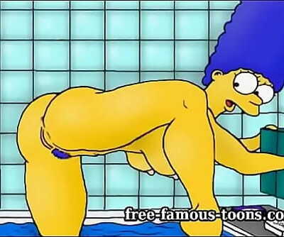 Mature Marge Simpson cheating hentai 5 min