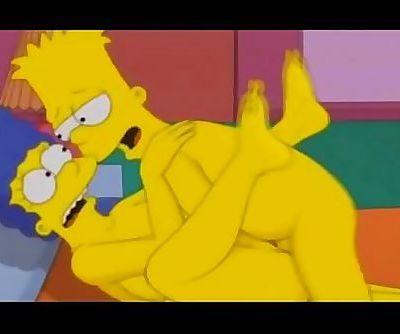 Los Simpsons Bart cogiendo a Marge 31 sec 720p