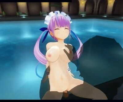 3D HENTAI Minato Aqua Pool Tart\