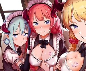 Let the maids serve you pleasure!~