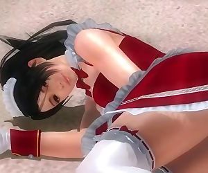 Dead or alive 5 Momiji sexy Milf maid exposing her ass..