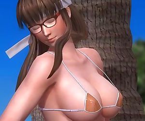 Dead or Alive 5 1.09BH - Hitomi Relax by a Tree on a Beach..