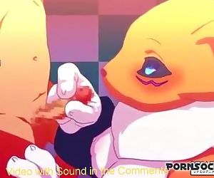 Diese pokemon hat Spaß Mit die wenig cocks!