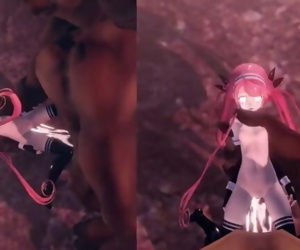 MMD Living Onahole Big cock insertion