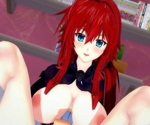 High School DxD: SEXY REDHEAD RIAS GETS POUNDED