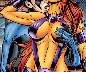 Teen Titans- Starfire And Nightwing