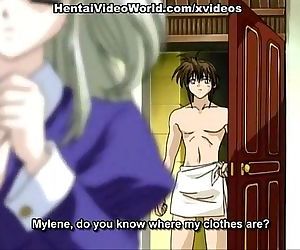 Hentai blonde housemaid in bed -..