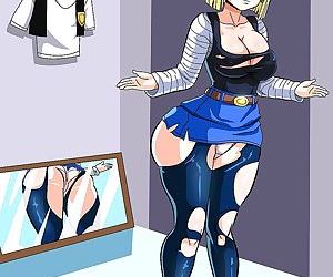 Dragon Ball Z- Android 18 meets..