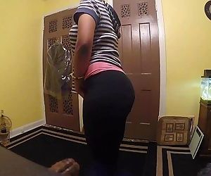 South Indian Lily takes off to show her big ass - 11 min HD