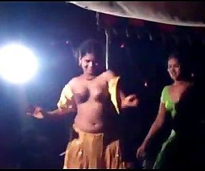 Stage dance in AP india నగ�న నాట�యా& - 1 min 20 sec