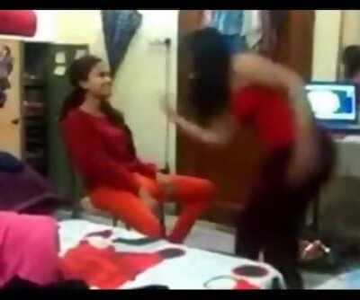 Desi College girls in hostel Nasty dance