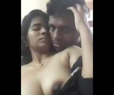 hot indian housewife sex with dark-hued watchman and cheating husband