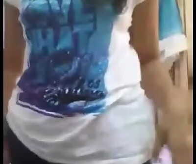 Indian College Chick doing Striptease on Webcam 2 min