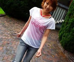 Redhead asian model madoka ozava shows her titties - part 2360