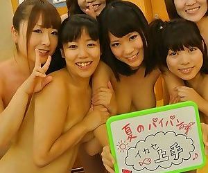 Funny japanese girls have wild lesbian orgy - part 4193